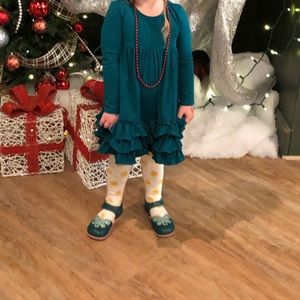 Matilda Jane Holiday Ruffle Dress Size 4